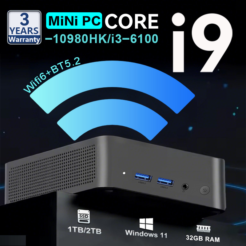 Pc Gaming Intel Core I9 - MINI PC Windows 11 Pro Core