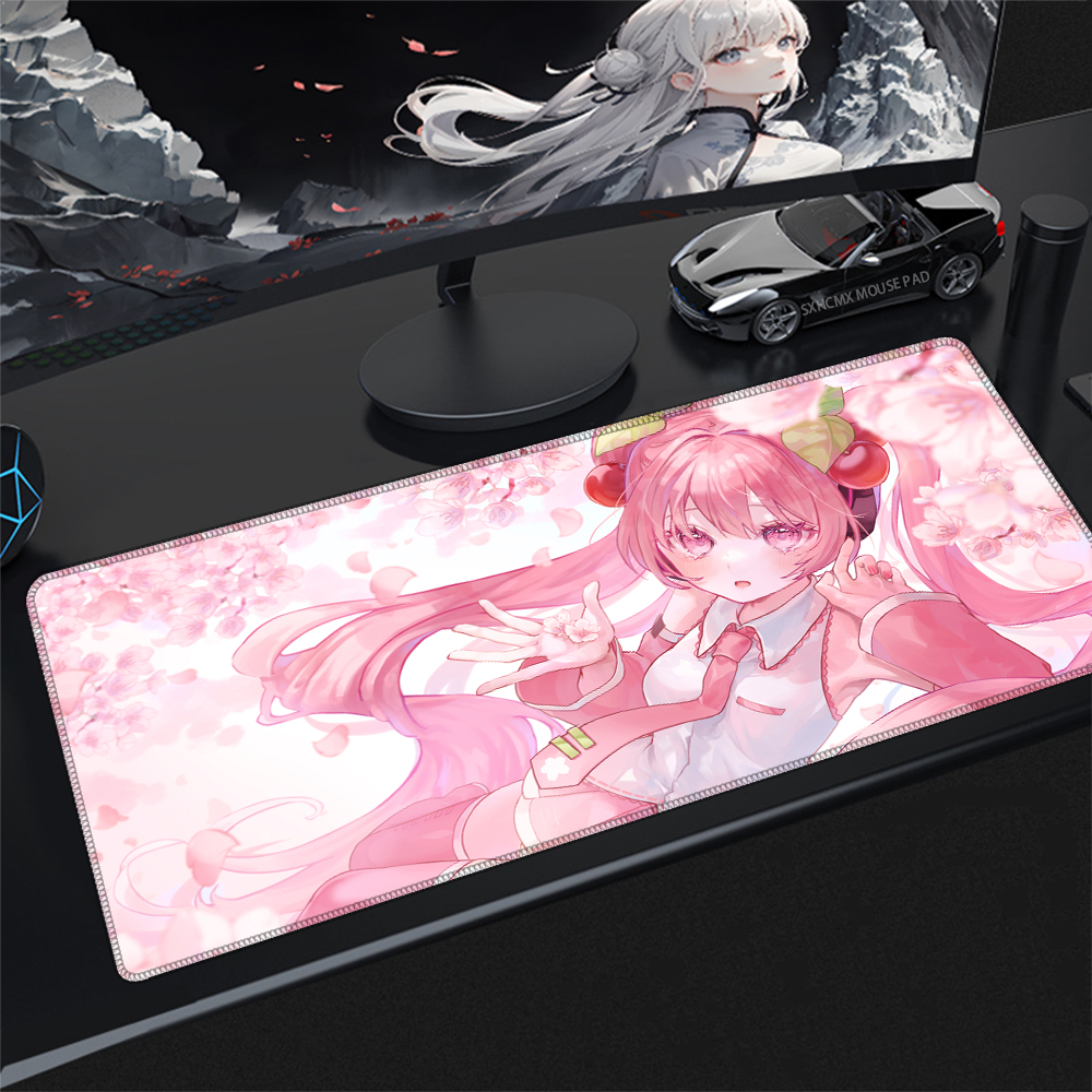 Pc Gaming Hatsune Miku - Kawaii Anime H-Hatsune M-Miku Pink Sakura