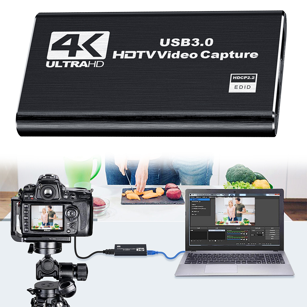 Capture Card Hdmi - USB 3.0 4K HDMI-Compatible Capture Card
