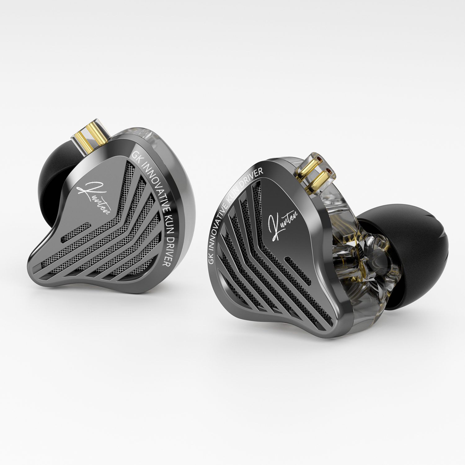 Pc Gaming Earbuds - GK KUNTEN HiFi Wired Earphones Heavy