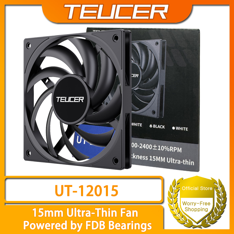 Pc Case Fan - TEUCER UT-12015 PC Fan 120x120x15mm Slim