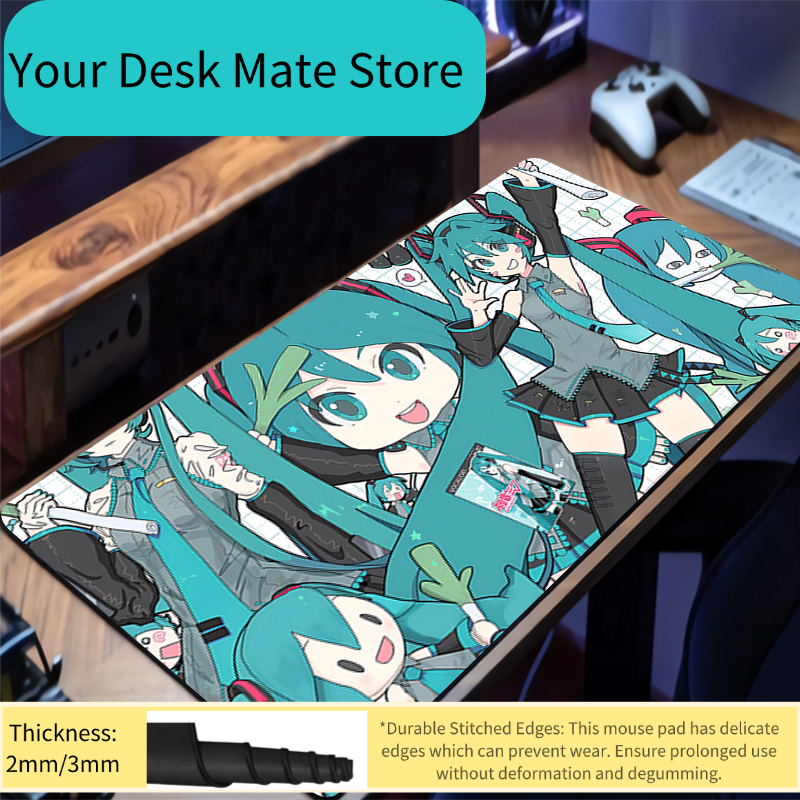 Pc Gaming Hatsune Miku - Mouse Pad H-hatsune Miku Multi Size