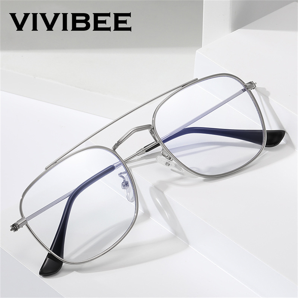 VIVIBEE Retro Aviation Blue Li - Gaming Glasses Blue Light のレビューと価格