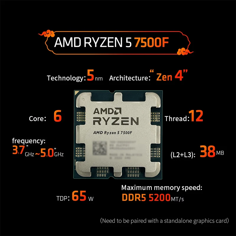 AMD Ryzen 5 7500F 3.7GHz 6-Cor - Pc Gaming Amd Ryzen 5 のレビューと価格