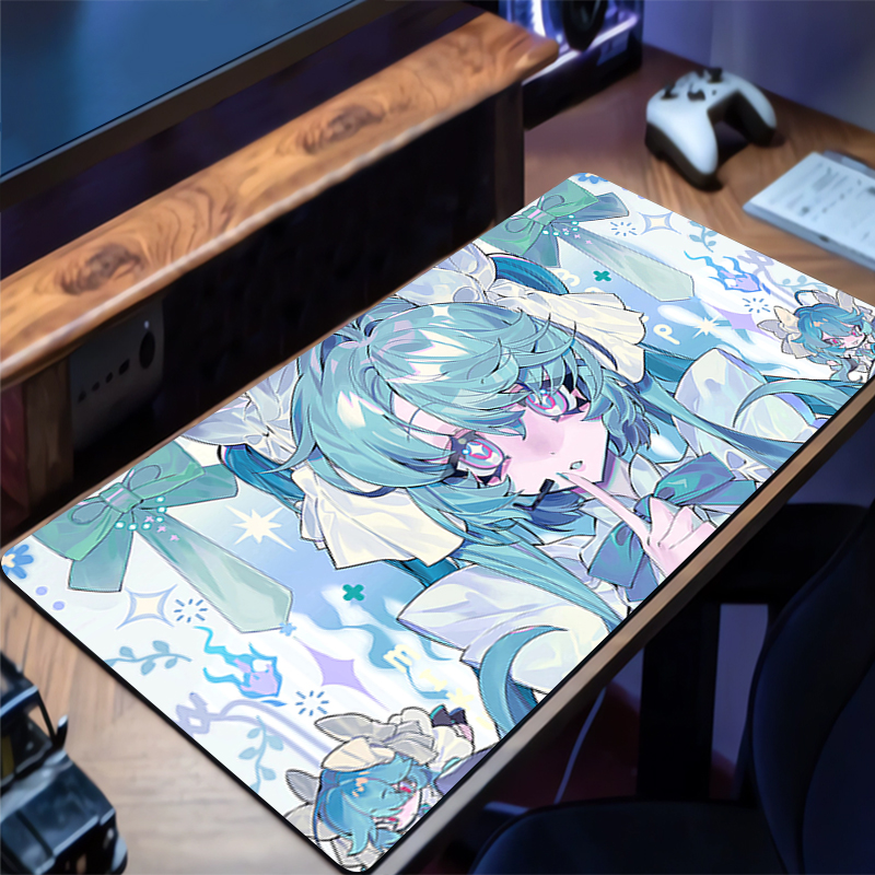 Anime Mouse Pad Gamer Keyboard - Pc Gaming Hatsune Miku のレビューと価格