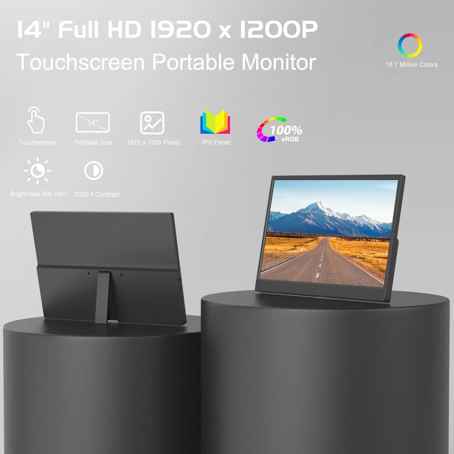 1920*1200 14-inch Portable Mon - Pc Gaming On Android のレビューと価格