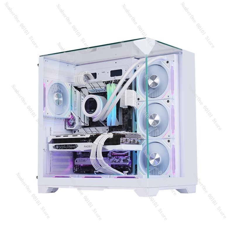 ATX Gaming PC Case Panoramic T - Pc Case Fan のレビューと価格