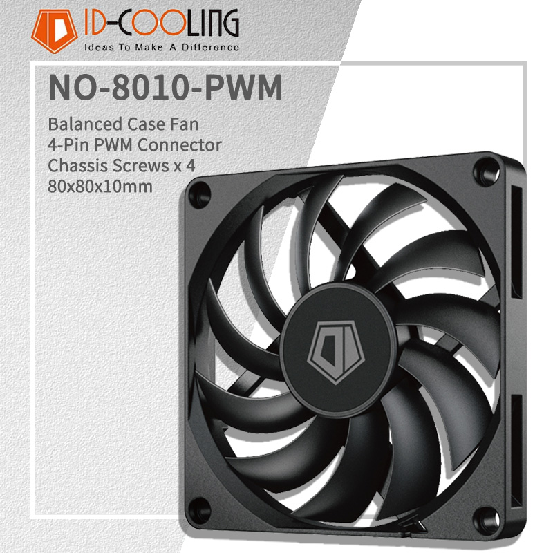 ID-COOLING NO-8010-PWM 80MM PC - Pc Case Fan のレビューと価格