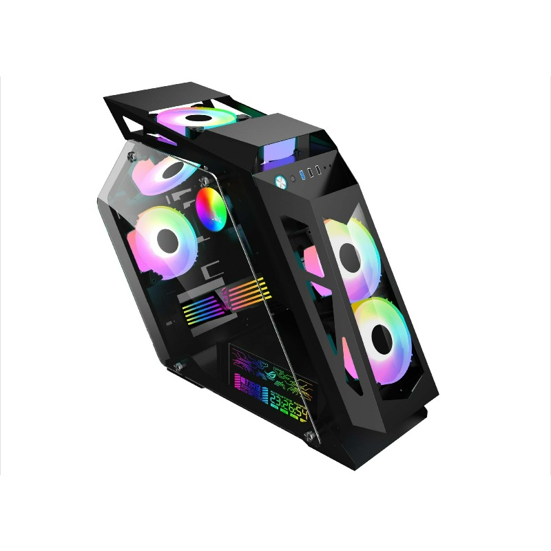 High-End Gaming PC Case w/LED  - Pc Case Fan のレビューと価格