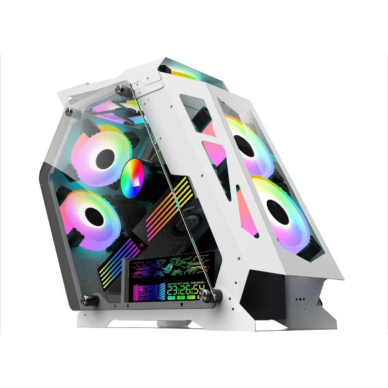 High-End Gaming PC Case w/LED  - Pc Case Fan のレビューと価格