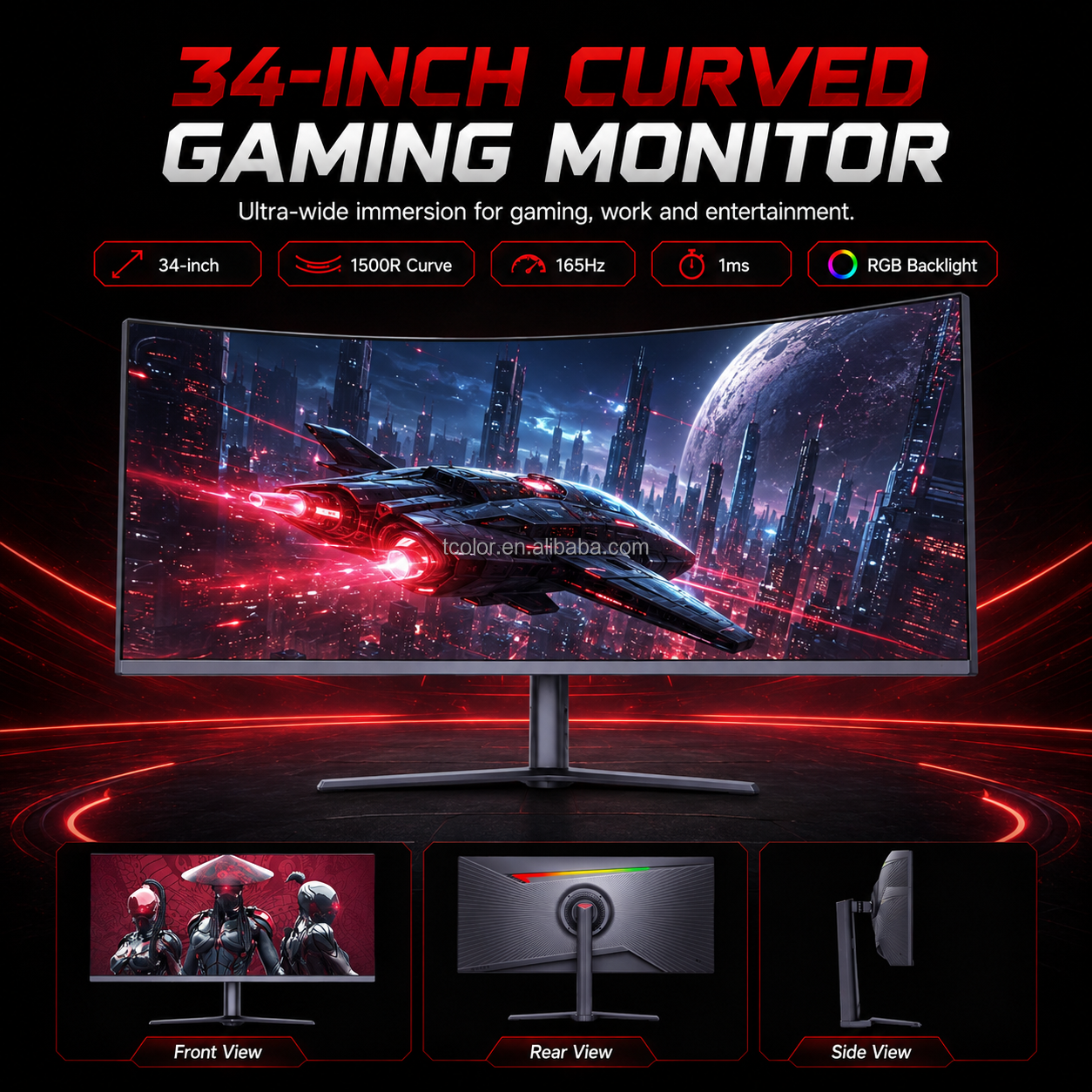 White/Black Curved Gaming Moni - Pc Gaming White のレビューと価格