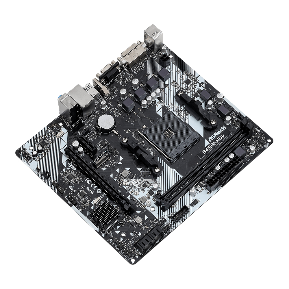 ASROCK B450M-HDV R4.0 Motherbo - Pc Gaming Amd Ryzen 5 のレビューと価格