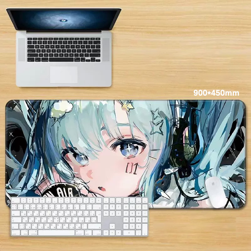 Anime Mouse Pad Gamer Keyboard - Pc Gaming Hatsune Miku のレビューと価格