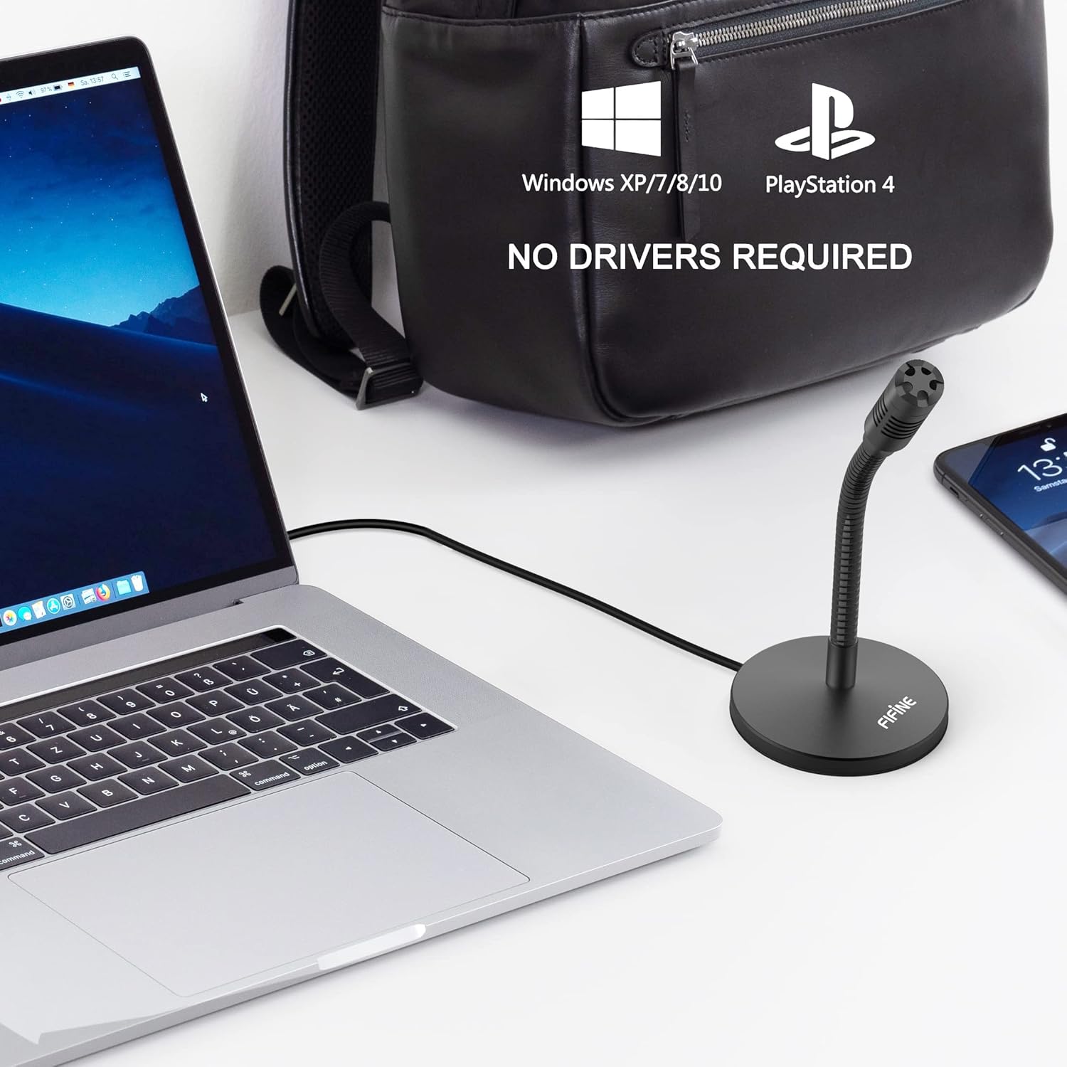 FIFINE Mini Gooseneck USB Micr - Pc Gaming Discord のレビューと価格