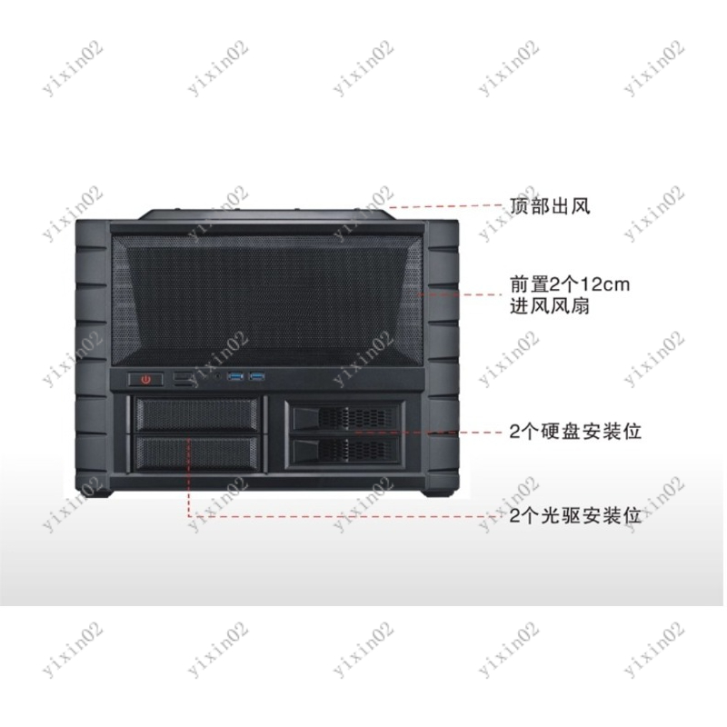 ATX Motherboard Computer Case  - Pc Case Fan のレビューと価格
