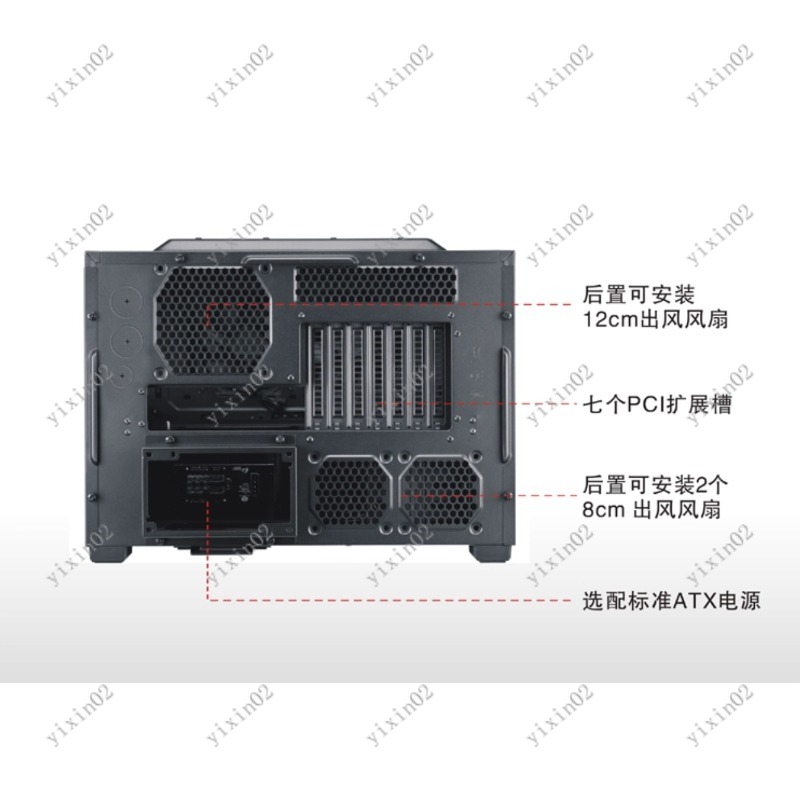 ATX Motherboard Computer Case  - Pc Case Fan のレビューと価格