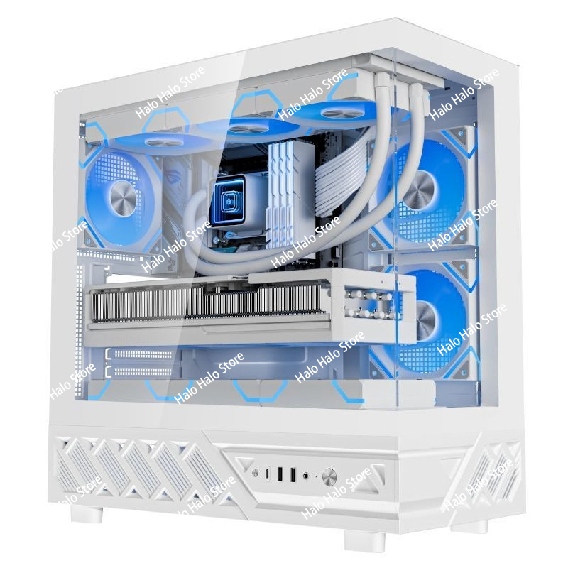 White Seaview ATX PC Case Temp - Pc Gaming White のレビューと価格