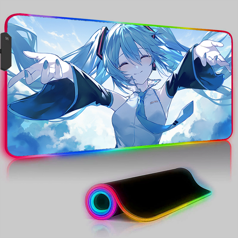 Kawaii Pink HD Mouse Pad RGB P - Pc Gaming Hatsune Miku のレビューと価格