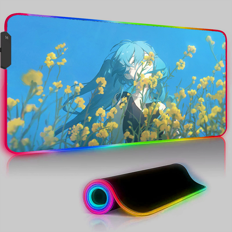Kawaii Pink HD Mouse Pad RGB P - Pc Gaming Hatsune Miku のレビューと価格