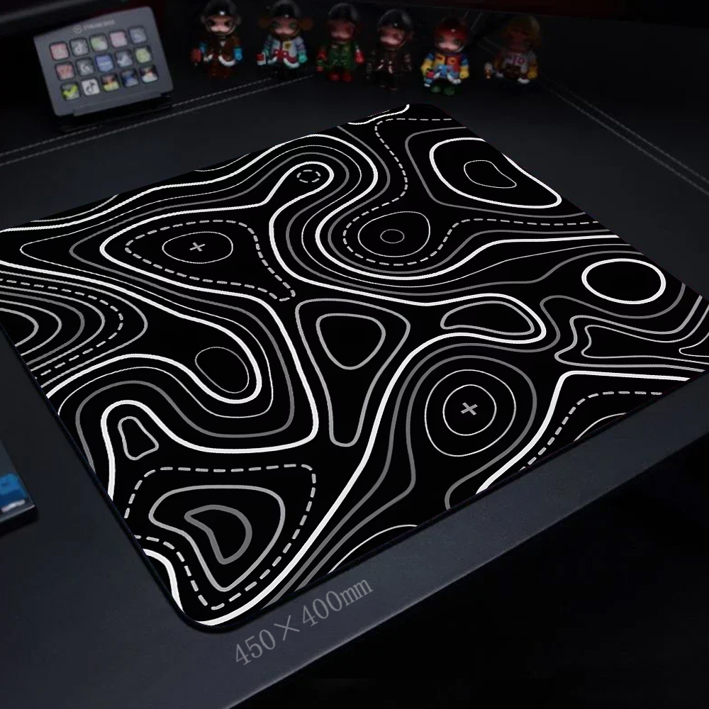 45x40CM Black White Texture Ke - Pc Gaming White のレビューと価格