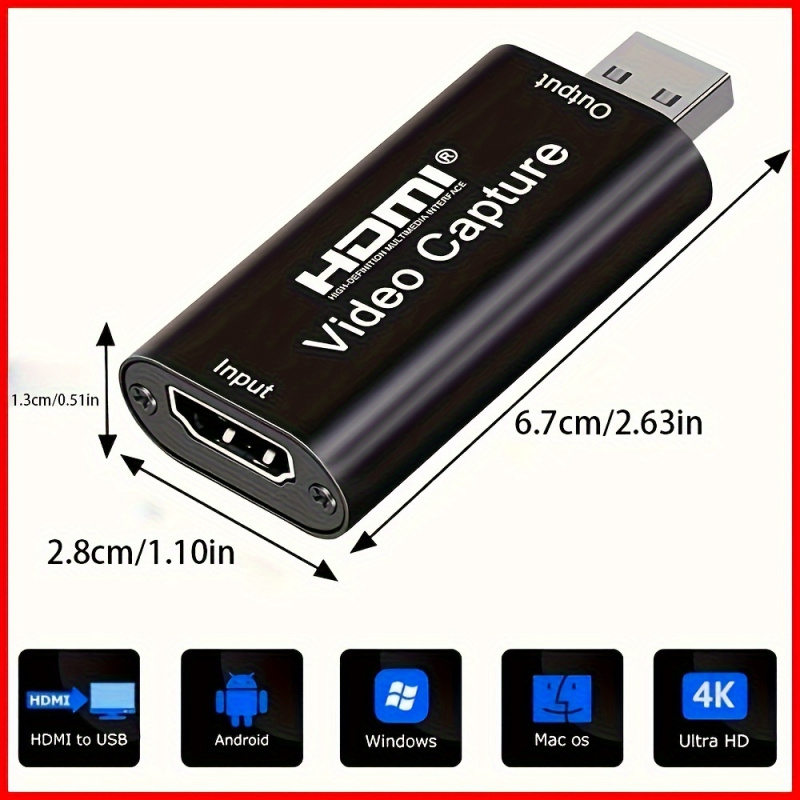 1 PC  high quality USB connect - Capture Card Hdmi のレビューと価格