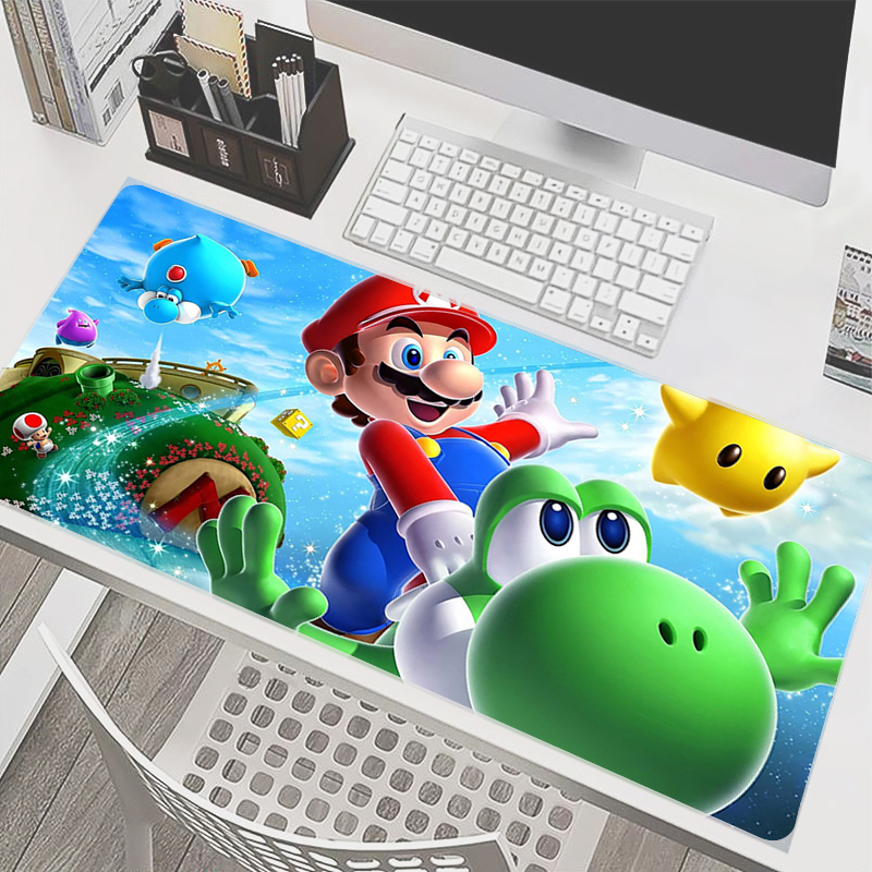 90x40cm Mouse Pad M-Mario Anim - Pc Gaming White のレビューと価格