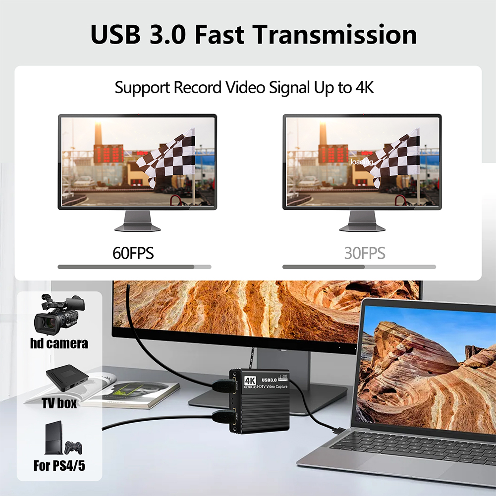 USB 3.0 Video Capture Card 108 - Capture Card Hdmi のレビューと価格