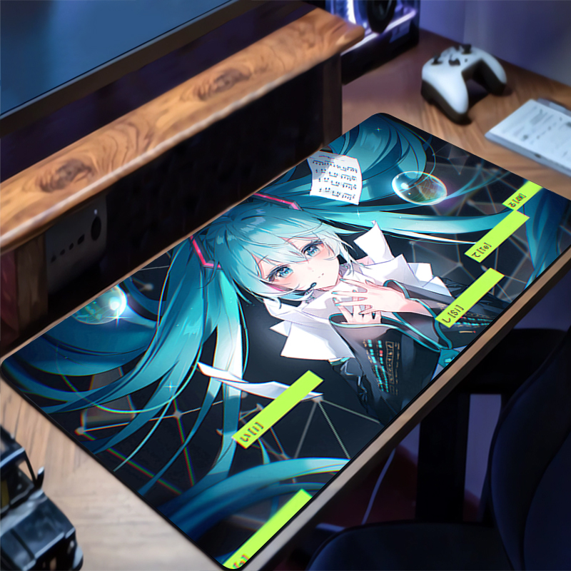 Mousepad Rubber Mouse Pad Gami - Pc Gaming Hatsune Miku のレビューと価格