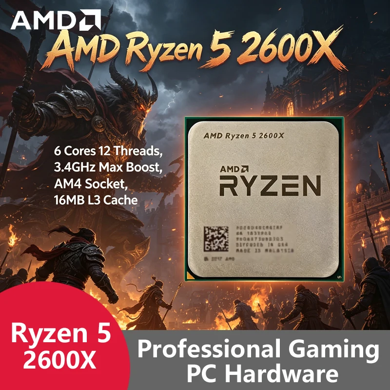 AMD Ryzen 5 2600X AM4 Unlocked - Pc Gaming Amd Ryzen 5 のレビューと価格
