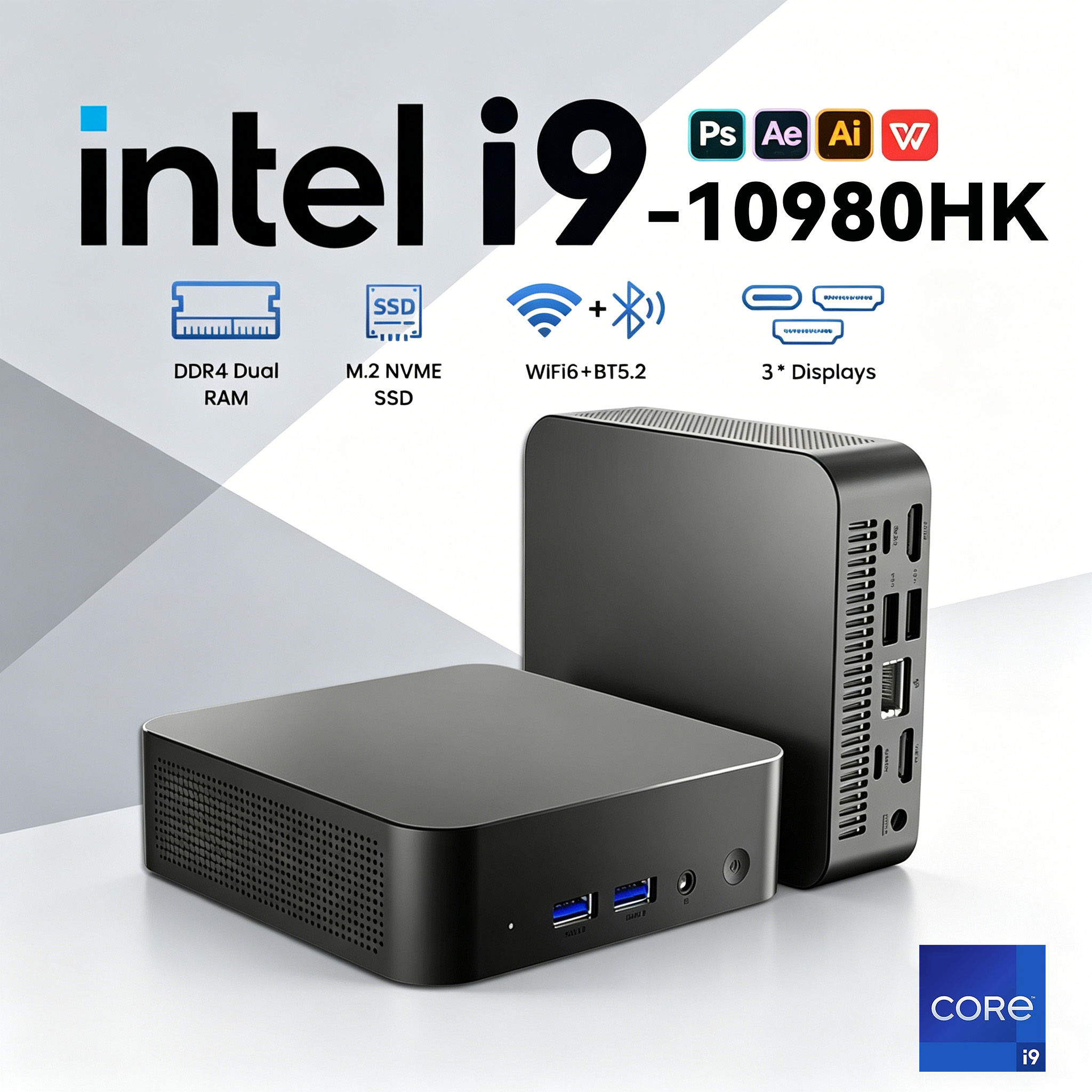 Core i9 10980HK Mini PC Window - Pc Gaming Intel Core I9 のレビューと価格