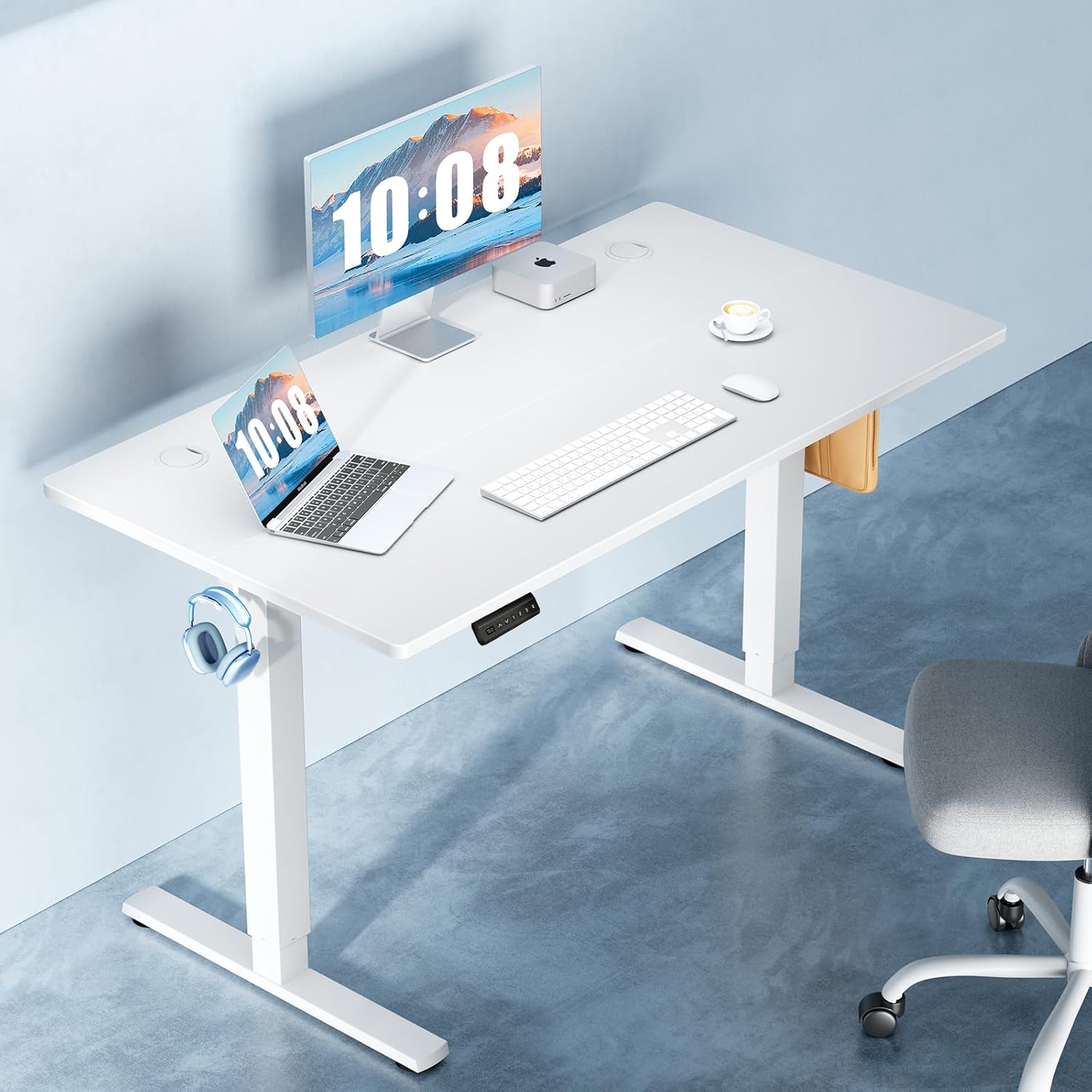 Electric Height Adjustable Sta - Pc Gaming White のレビューと価格