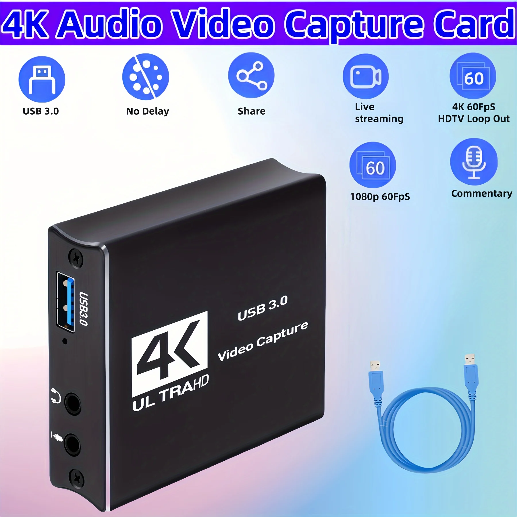 USB3.0 Video Capture HDMI Card - Capture Card Hdmi のレビューと価格