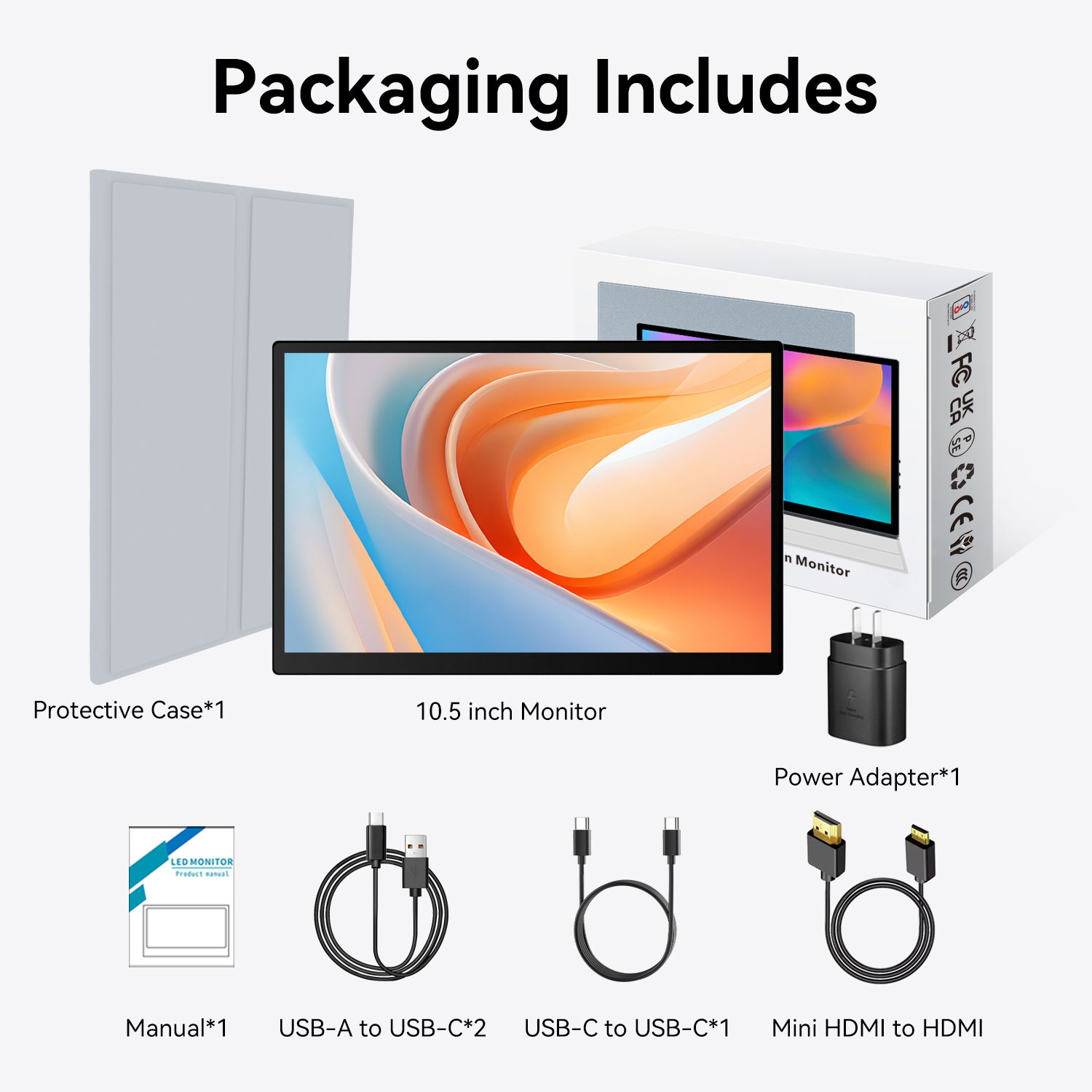 10.5-inch portable monitor 108 - Pc Gaming On Android のレビューと価格