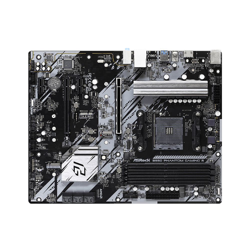 ASRock B550 PHANTOM GAMING 4 M - Pc Gaming Amd Ryzen 5 のレビューと価格