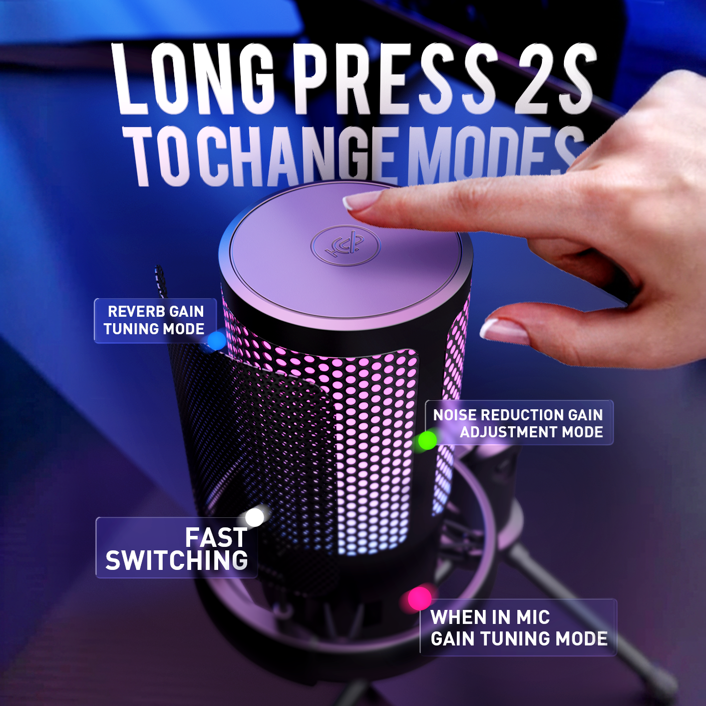 RGB USB Gaming Microphone for  - Pc Gaming Discord のレビューと価格