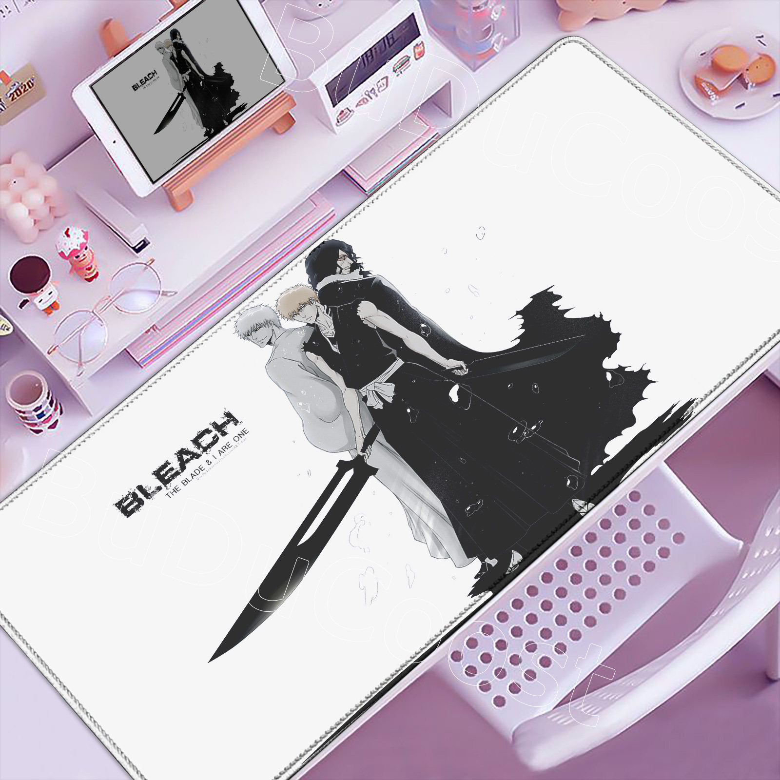 Anime Bleach Large Mouse Pad W - Pc Gaming White のレビューと価格