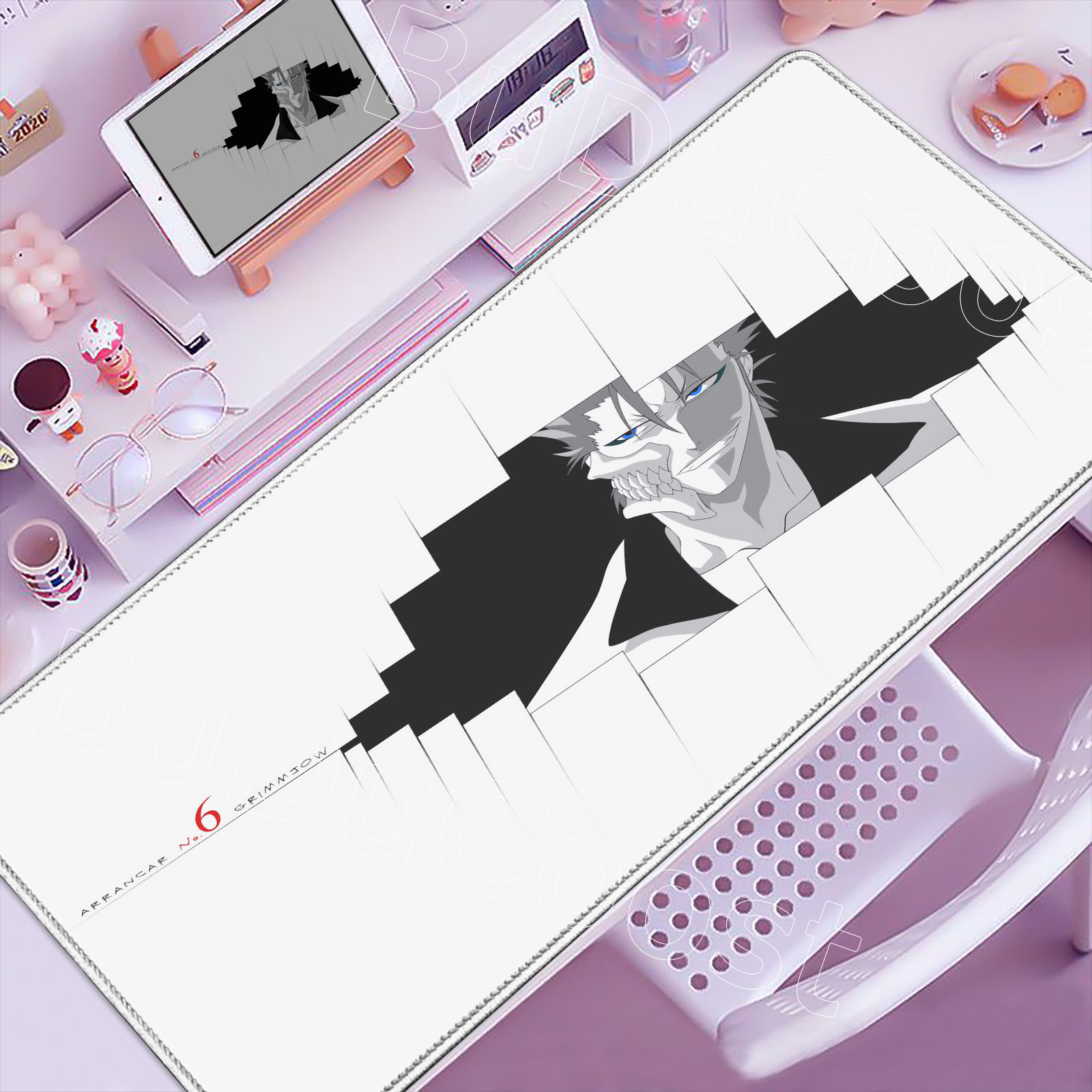 Anime Bleach Large Mouse Pad W - Pc Gaming White のレビューと価格