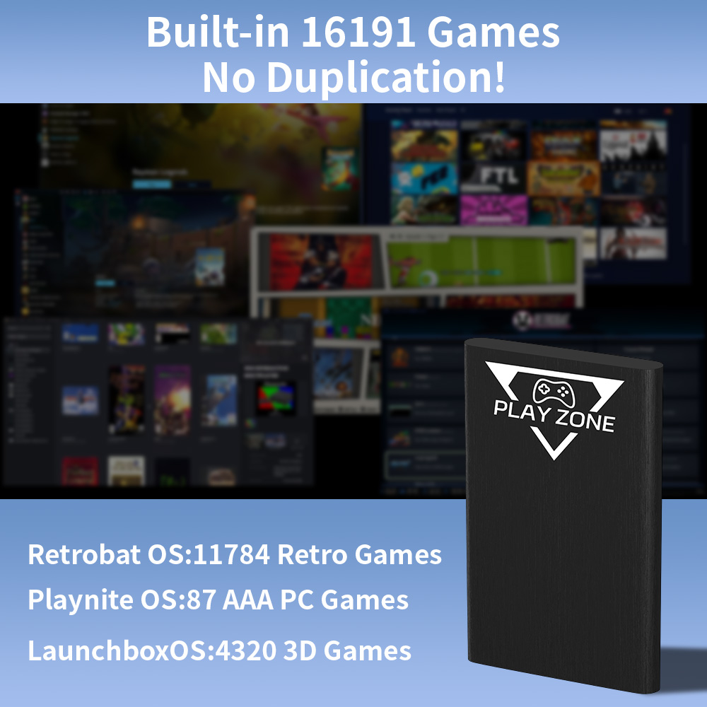 Play Zone 1TB Portable Gaming  - Pc Gaming Aaa のレビューと価格