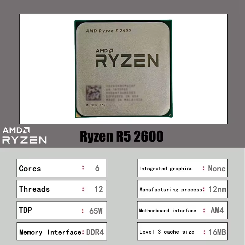 AMD Ryzen 5 2600 6-Core 12-Thr - Pc Gaming Amd Ryzen 5 のレビューと価格