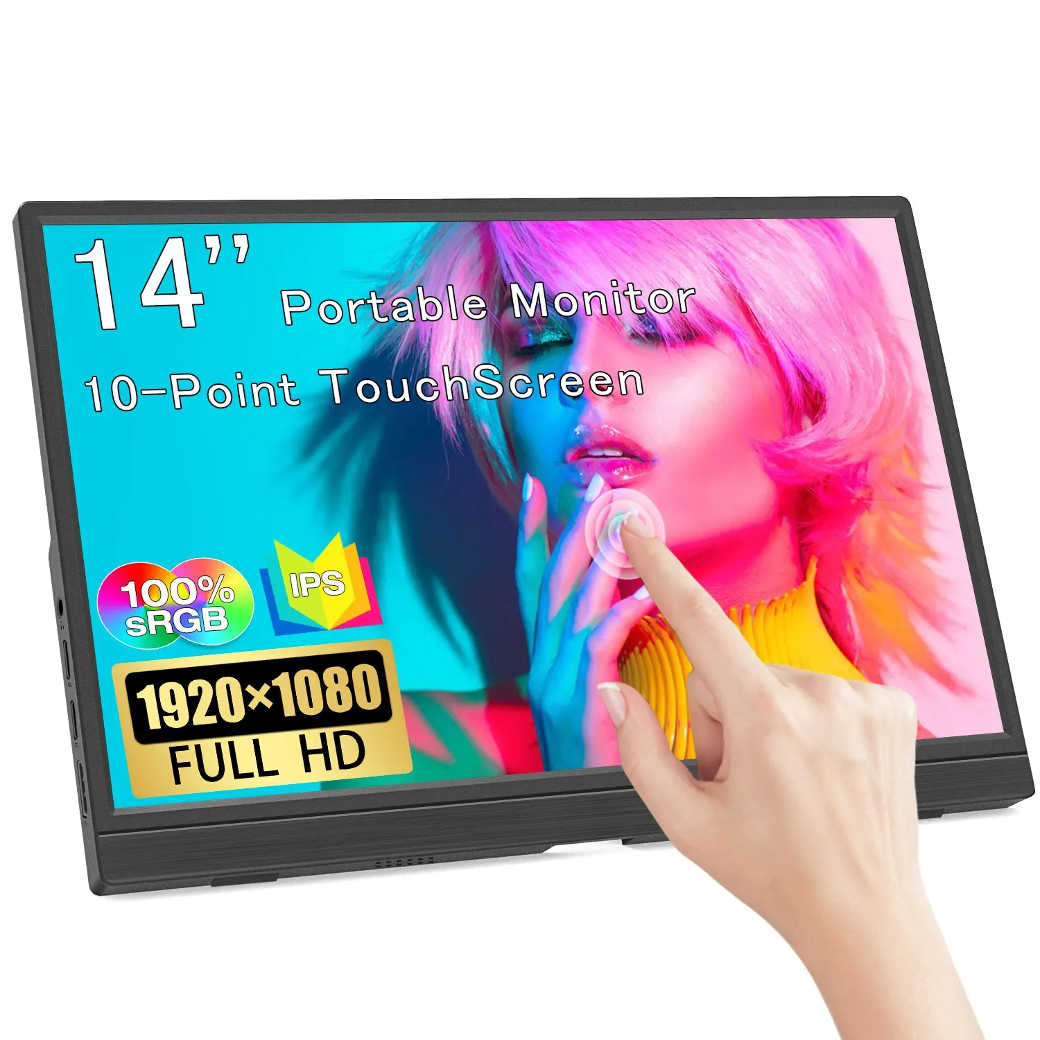 1920*1080 14-inch Portable Mon - Pc Gaming On Android のレビューと価格