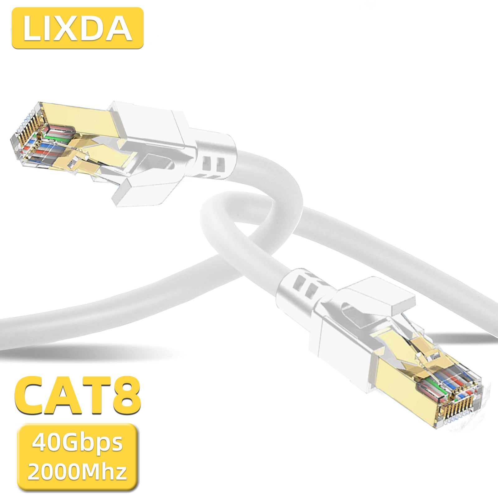 CAT8 Ethernet Cable  SSTP 40Gb - Pc Gaming Test のレビューと価格