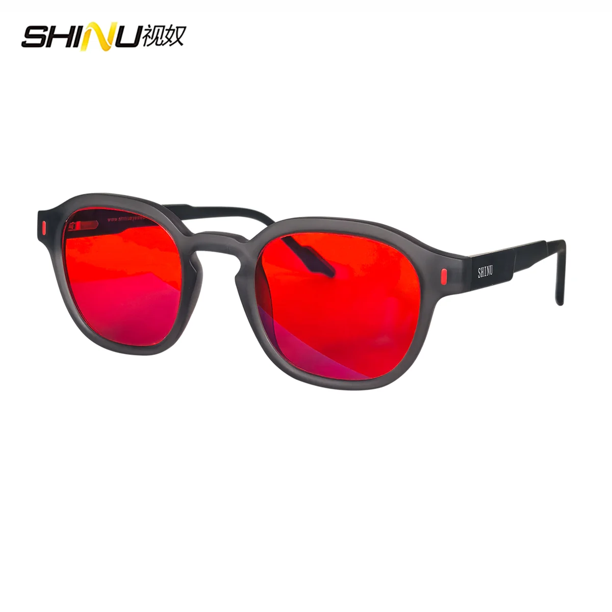 SHINU Brand Sleep Better Red L - Gaming Glasses Blue Light のレビューと価格