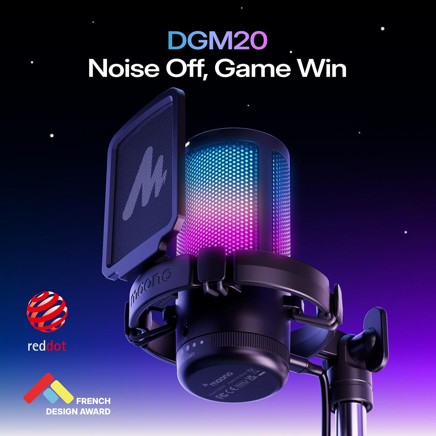 USB Gaming Microphone For PC W - Pc Gaming Discord のレビューと価格