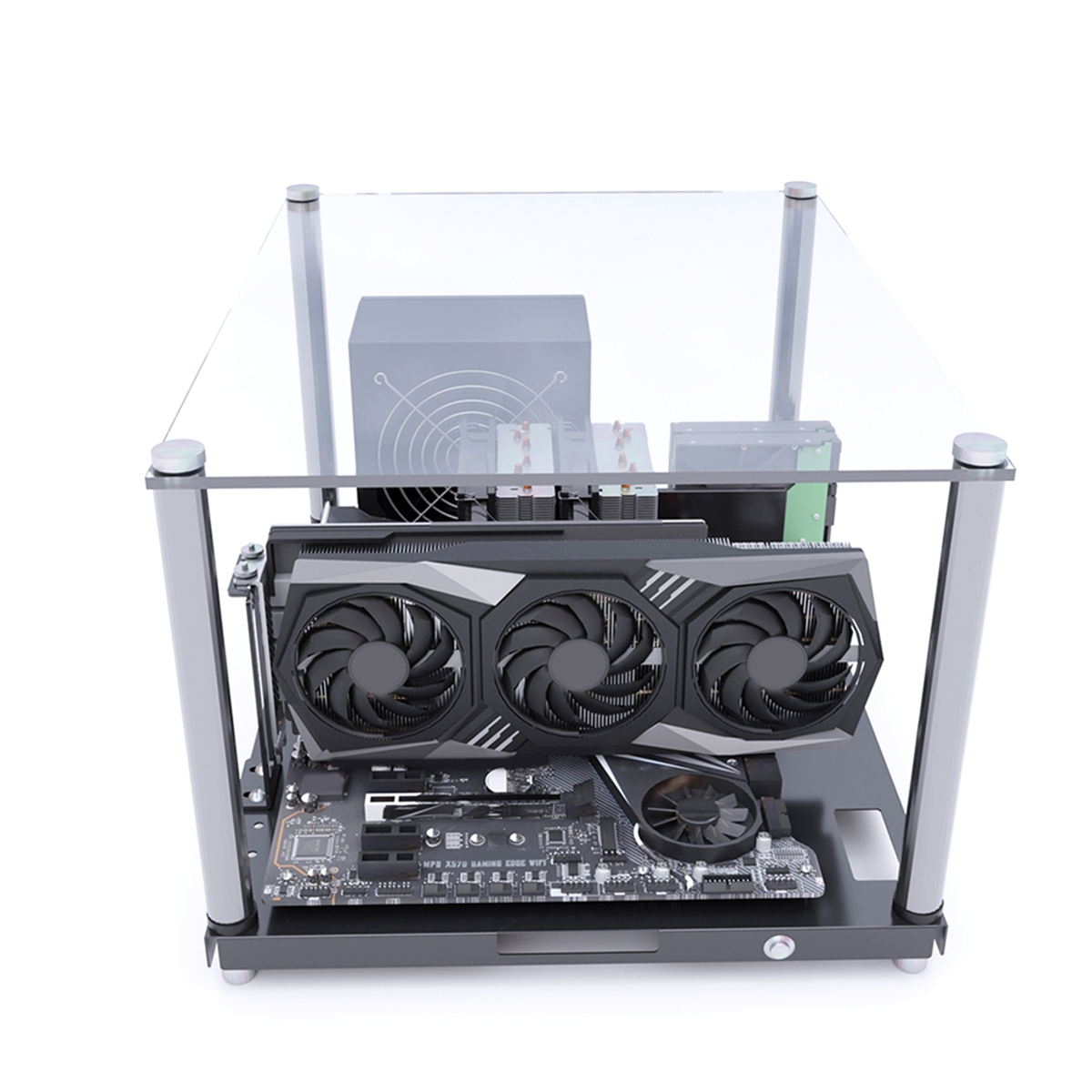 ABIY-PC Test Open Chassis Rack - Pc Gaming Test のレビューと価格