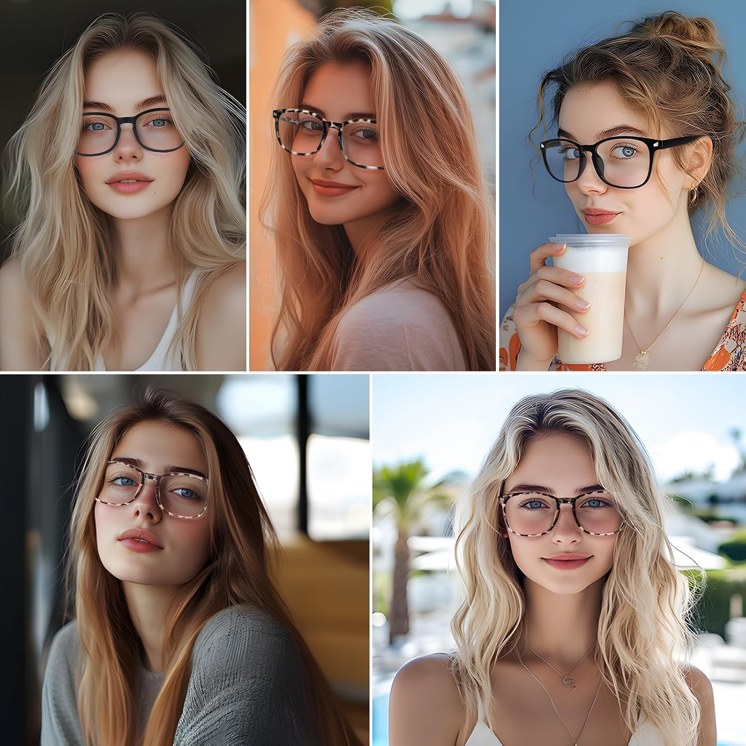 5-Pack Blue Light Blocking Gla - Gaming Glasses Blue Light のレビューと価格