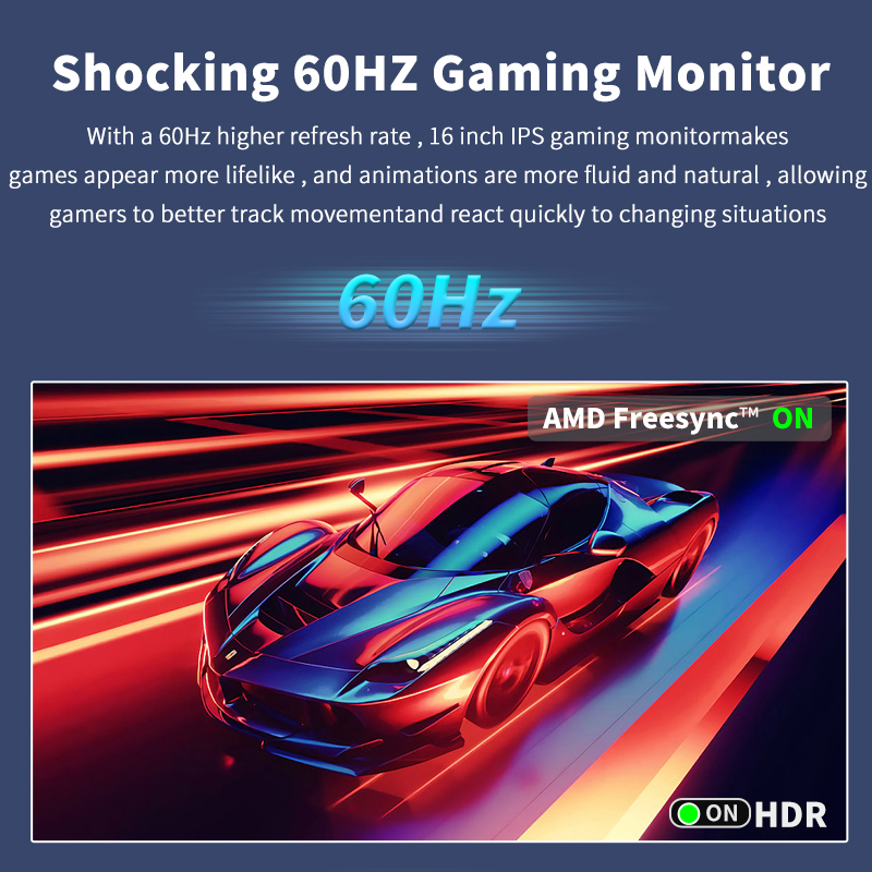 HGFRTEE 16Inch Portable Monito - Pc Gaming Test のレビューと価格