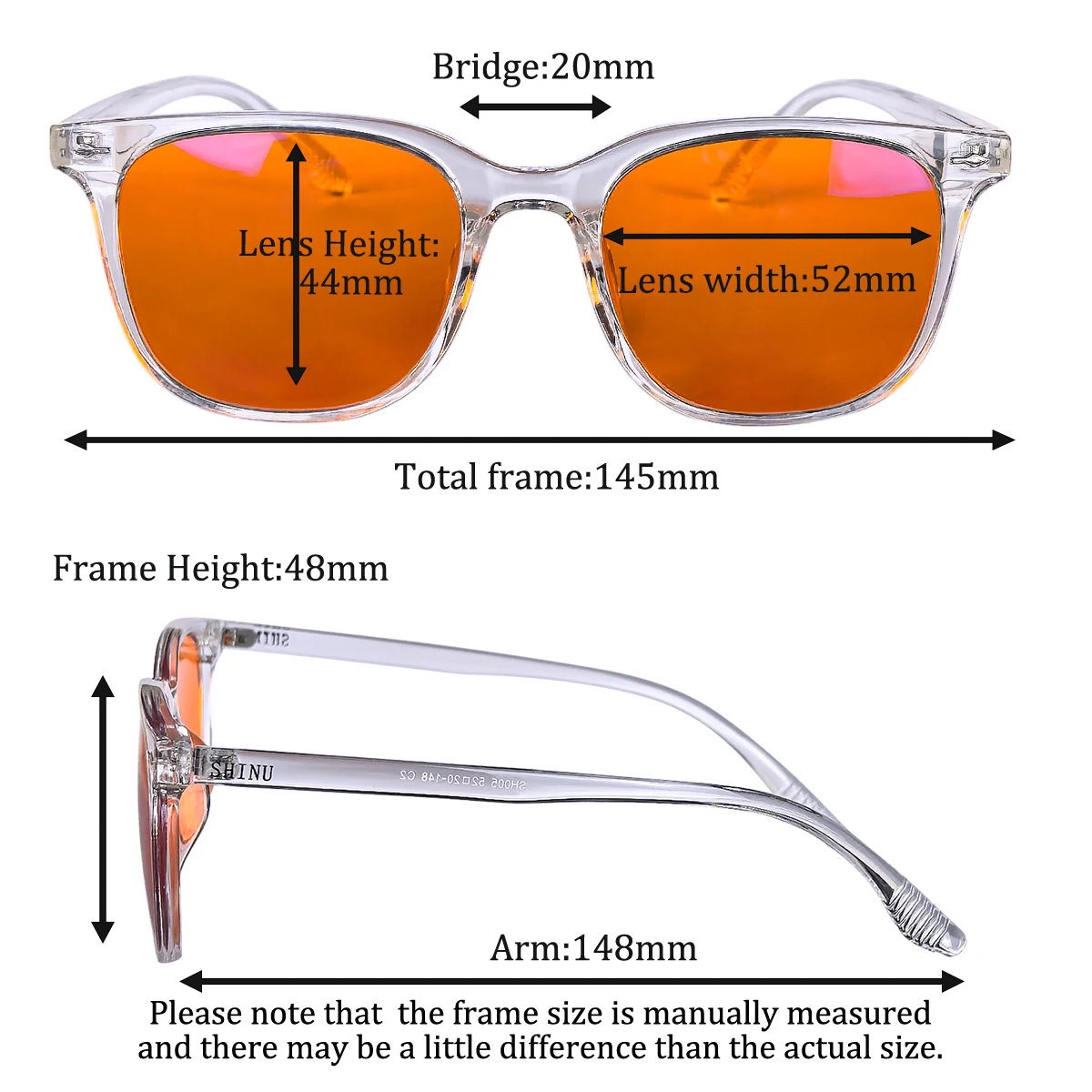 SHINU blue light blocking comp - Gaming Glasses Blue Light のレビューと価格
