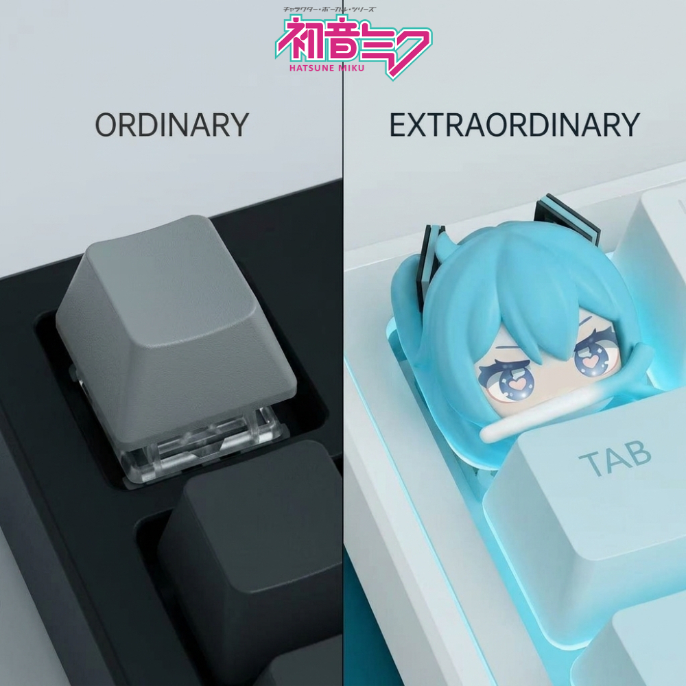 Cute Hatsune Miku Anime Keycap - Pc Gaming Hatsune Miku のレビューと価格