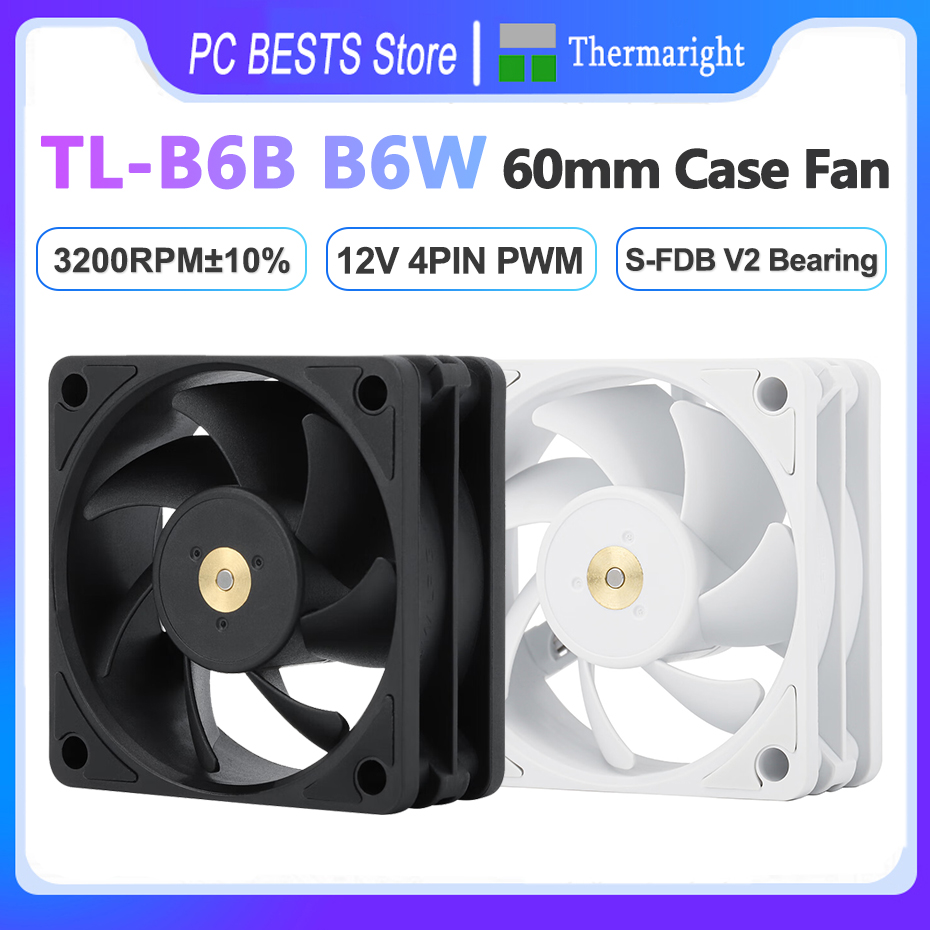 Thermalright TL-B6B B6W 60mm C - Pc Case Fan のレビューと価格