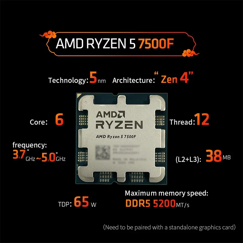 AMD Ryzen 5 7500F 3.7GHz 6-Cor - Pc Gaming Amd Ryzen 5 のレビューと価格